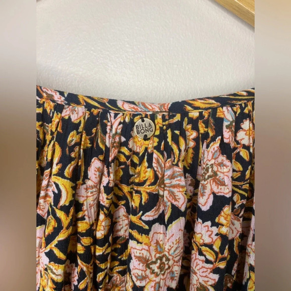 Billabong Gypset Mini Balloon Sleeve  Boho Dress - Picture 6 of 8